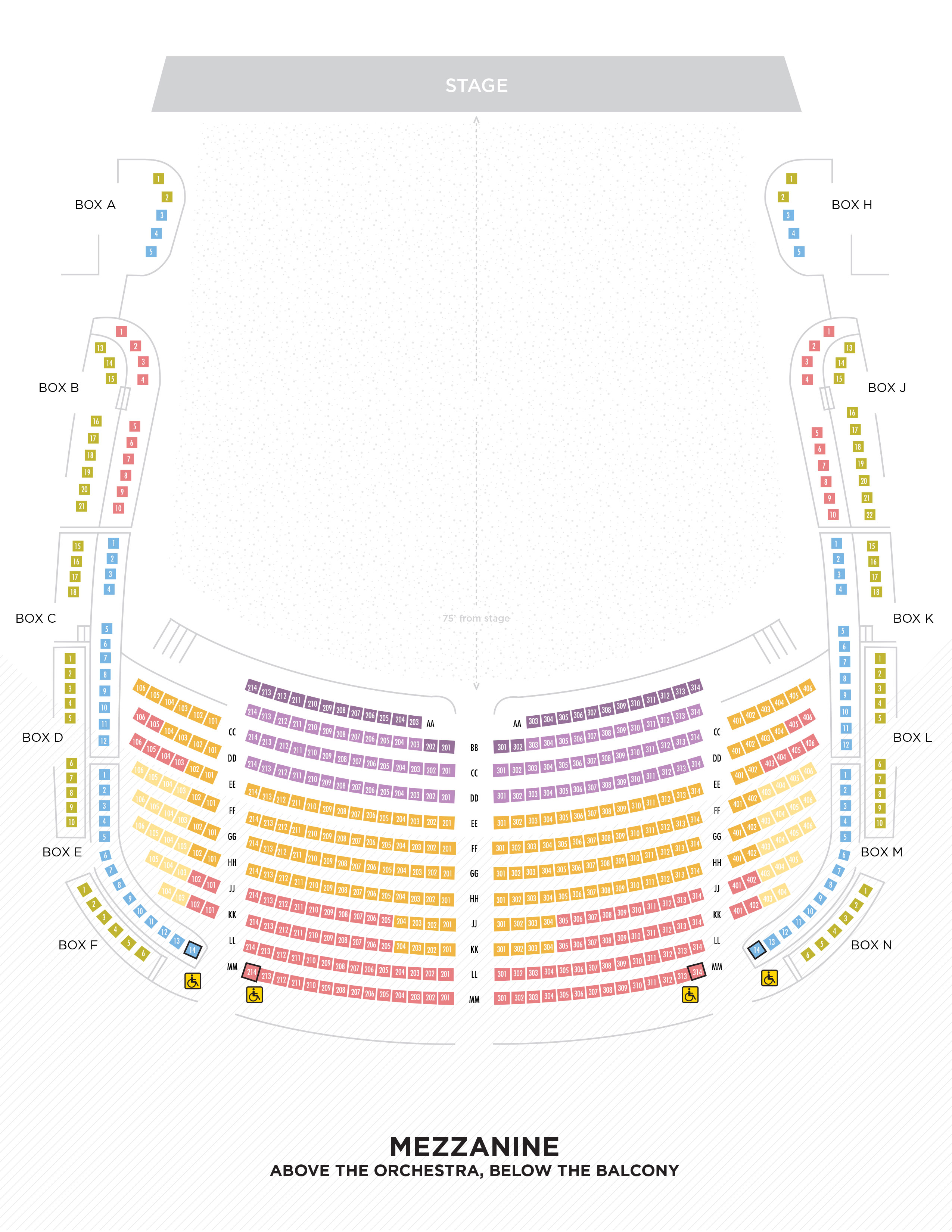 Ordway Seating Chart